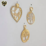 (1-2436) Gold Laminate Pendants - BGF