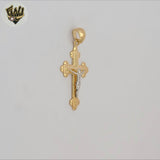 (1-2262-4) Gold Laminate Cross Pendants - BGF