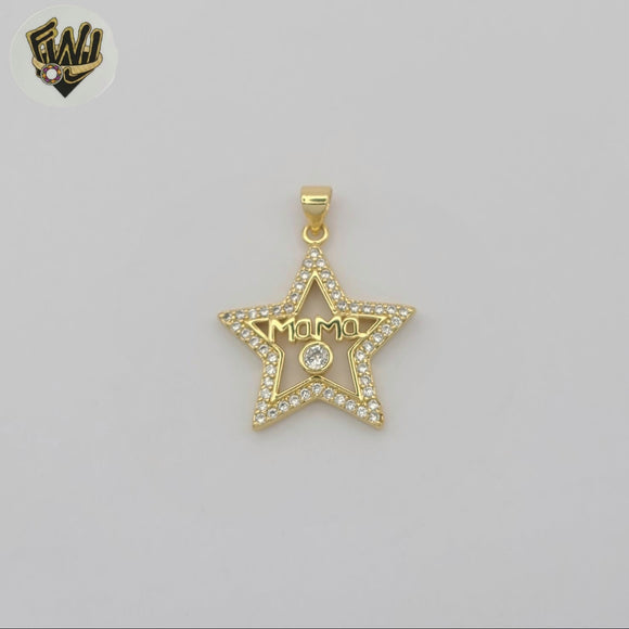 (1-2257-4) Gold Laminate - Mama Star Pendant - BGO