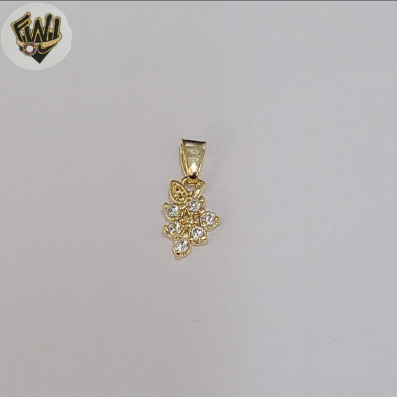 (1-2172-1) Gold Laminate - Tiny Zircon Grape Pendant - BGF