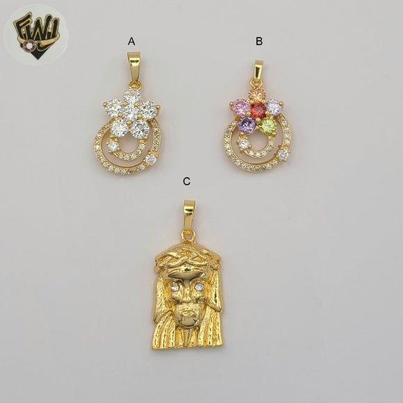 (1-2330-1) Gold Laminate Pendants - BGO