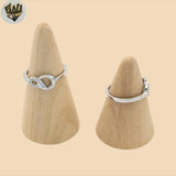 (2-5085) Plata de Ley 925 - Anillo Circón