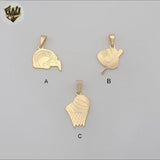 (1-2143-1) Gold Laminate - Sports Pendants - BGF.