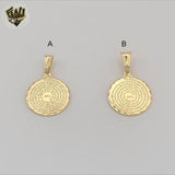 (1-2212) Gold Laminate- The Lords Prayer Pendants - BGF