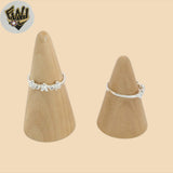 (2-5018-6) 925 Sterling Silver - Flowers Ring