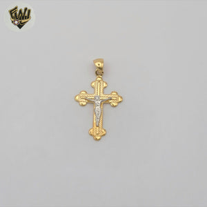 (1-2262-4) Gold Laminate Cross Pendants - BGF