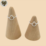 (2-5289-1) 925 Sterling Silver - Teardrop Toe Ring.