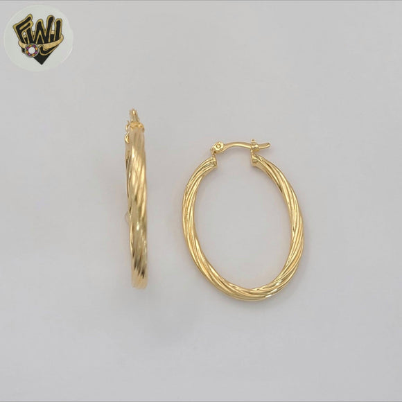 (1-2604) Laminado Oro - Aros Retorcidos - BGO