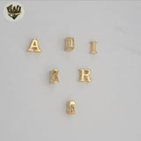 (1-2496) Gold Laminate - Chunky Letter Pendants - BGF
