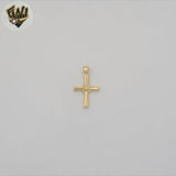 (1-2100-3) Gold Laminate - Cross Pendant - BGF