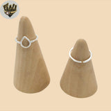 (2-5289-1) 925 Sterling Silver - Teardrop Toe Ring.