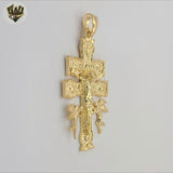 (1-2470-1) Gold Laminate - Caravaca Cross Pendant - BGF