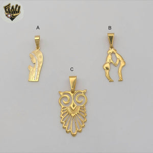 (1-2061-1) Gold Laminate Pendants - BGF