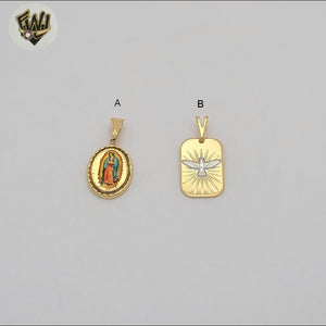 (1-2291) Gold Laminate - Religious Pendants - BGF
