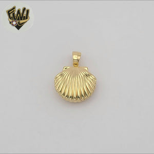(1-2248-2) Gold Laminate Shell Pendant - BGF