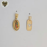 (1-2291) Gold Laminate - Religious Pendants - BGF