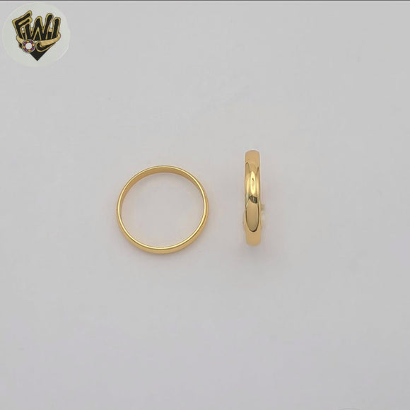 (1-3001-3) Gold Laminate - Wedding Band Ring - BGO