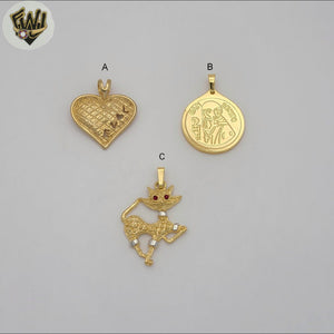 (1-2290) Gold Laminate Pendants - BGF