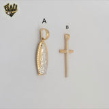 (1-2255-1) Gold Laminate Religious Pendants - BGF
