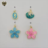 (1-2194) Gold Laminate - Sea Theme Pendants - BGO