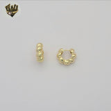 (1-2528-6) Gold Laminate - Mini Croissant Hoops - BGO