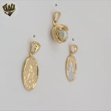 (1-2231) Gold Laminate Pendants - BGF
