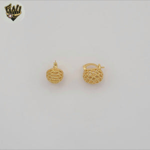 (1-2549-1) Gold Laminate - Mini Basket Hoops - BGO