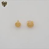 (1-2549-1) Gold Laminate - Mini Basket Hoops - BGO