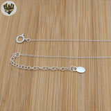 (2-66005-1) 925 Sterling Silver - Double Butterfly Necklace - 16"