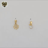 (1-2172) Gold Laminate -  Small Zircon Pendants - BGF