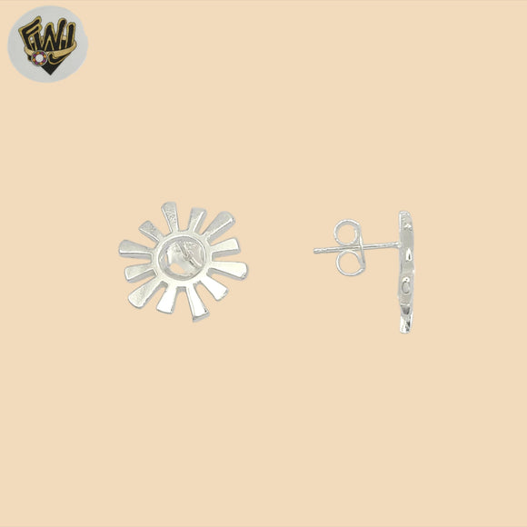(2-3214) Plata de ley 925 - Aretes con pasador. 