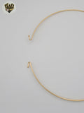 (1-6293) Gold Laminate - Rigid Necklace - BGF