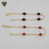 (1-3901-A) Gold Laminate - 5.5mm Beads Bracelet - BGF