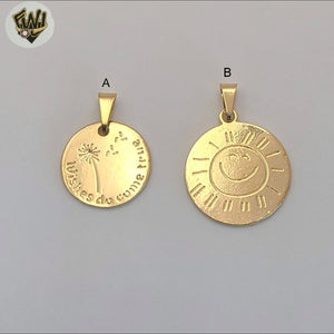 (1-2374-1) Gold Laminate - Medal Pendants - BGF
