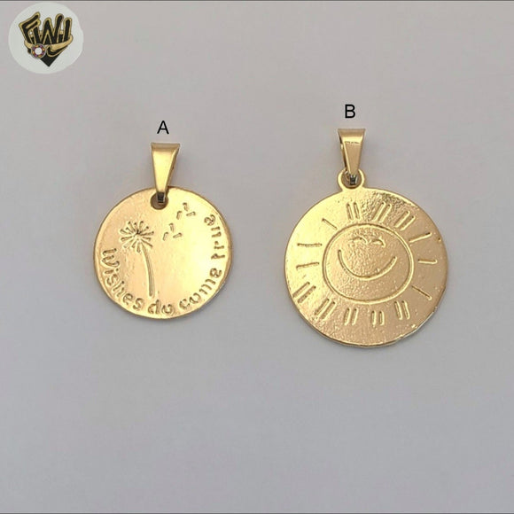 (1-2374-1) Gold Laminate - Medal Pendants - BGF