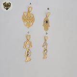 (1-2200) Gold Laminate Pendants - BGF