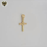 (1-2100-3) Gold Laminate - Cross Pendant - BGF
