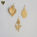 (1-2290) Gold Laminate Pendants - BGF