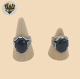 (2-5276-1) Plata de ley 925 - Anillo con signo de dólar para hombre