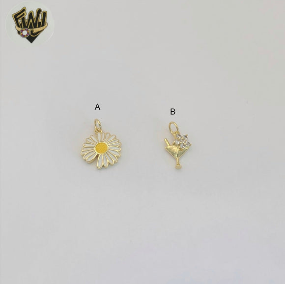 (1-2059) Gold Laminate- Summer Pendants - BGO