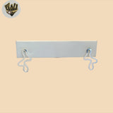 (2-3136) 925 Sterling Silver - Irregular Free Form Stud Earrings.