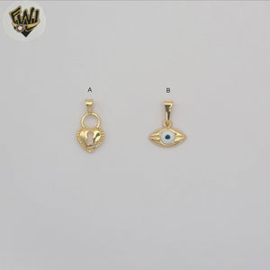 (1-2296) Gold Laminate Pendants - BGF