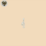 (2-1475) 925 Sterling Silver - Seahorse Pendant.