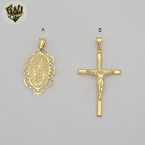 (1-2267-2) Gold Laminate - Religious Pendants - BGF