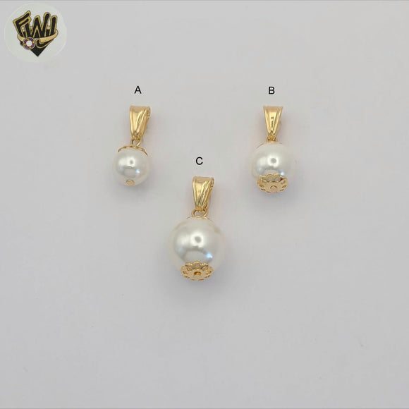 (1-2340) Gold Laminate - Beads Pendants - BGF