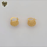 (1-2549-1) Gold Laminate - Mini Basket Hoops - BGO