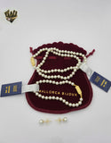 (MSET-03) Gold Laminate - 5mm Mallorca Pearls Set - BGF
