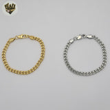 (4-4251) Stainless Steel - 5mm Curb Link Bracelet