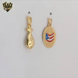 (1-2386) Laminado de Oro - Colgantes - BGF