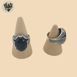 (2-5276-1) Plata de ley 925 - Anillo con signo de dólar para hombre